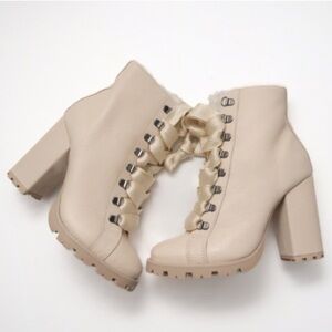 Chunky Heeled Ankle Boots